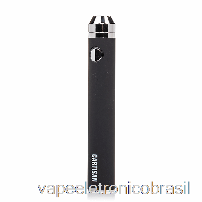 Vape Eletrônico Cartisan Botão Vv 1300 510 Bateria Preta